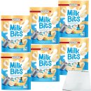 Riegelein Milk Bits weisse Schokolade 6er Pack (6x166g Packung) + usy Block