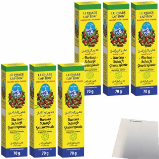 Harissa Le Phare Cap Bon 6er Pack (6x70g Tube) + usy Block