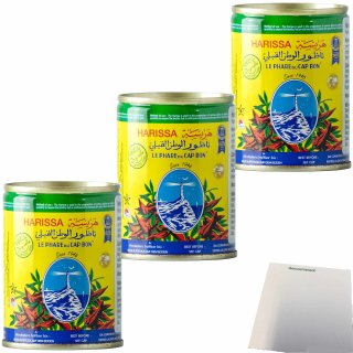 Le Phare Du Cap Bon Harissa 1/6 3er Pack (3x135g Dose) + usy Block