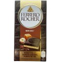 Ferrero Schokolade Rocher Schokoladen Tafel dunkel 55% Haselnuss salted Caramel 3er Pack (3x90g Tafel) + usy Block