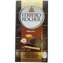 Ferrero Schokolade Rocher Schokoladen Tafel dunkel 55% Haselnuss salted Caramel 6er Pack (6x90g Tafel) + usy Block