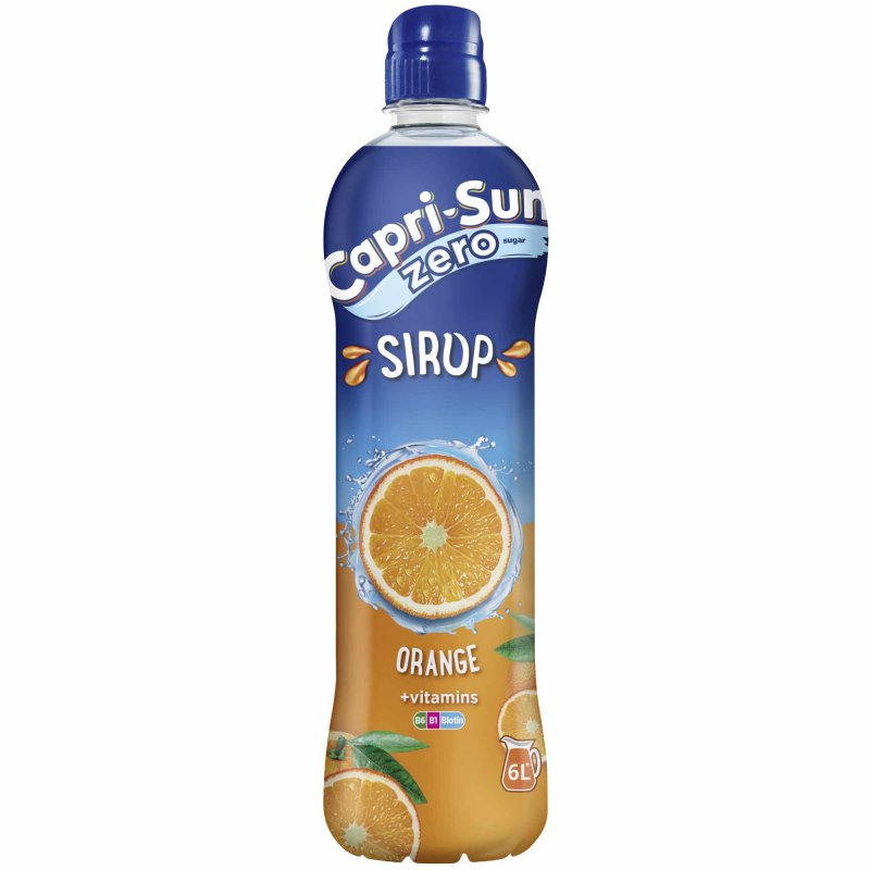 Capri Sun Syrup Orange + Vitamins Zero (600 Ml Bottle) + Usy Block
