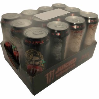 MONSTER Energy Drink + Juice Bad Apple (12x0,5l Dosen)