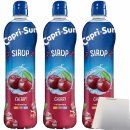 Capri Sun Sirup Kirsche + vitamins 3er Pack (3x600ml Flasche) + usy Block