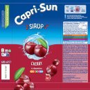 Capri Sun Sirup Kirsche + vitamins 6er Pack (6x600ml Flasche) + usy Block