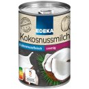 Edeka Kokosnussmilch cremig 3er Pack (3x400ml Dose) + usy Block
