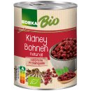 Edeka Bio Kidney Bohnen dunkelrot 3er Pack (3x400g Dose) + usy Block