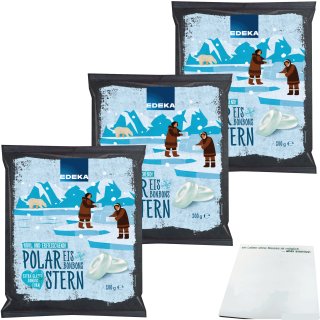 Edeka Eis Bonbons kühl und erfrischend 3er Pack (3X200g Packung) + usy Block