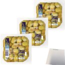 Liakada Grüne Oliven mit Paprikapaste 3er Pack (3x200g Packung) + usy Block