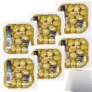 Liakada Grüne Oliven mit Paprikapaste 6er Pack (6x200g Packung) + usy Block