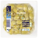 Liakada Grüne Oliven entsteint 3er Pack (3x100g Packung) + usy Block