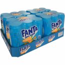 Fanta Pineapple & Grapefruit Zero sugar 3er Pack (72x0,33l Dosen) + usy Block