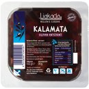 Liakada Kalamata Oliven entsteint 3er Pack (3x90g Packung) + usy Block