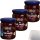 Liakada BIO Kalamata Oliven entsteint 3er Pack (3x100g Packung) + usy Block
