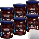 Liakada BIO Kalamata Oliven entsteint 6er Pack (6x100g Packung) + usy Block