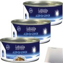 Liakada Auberginen mit Zwiebeln in Öl 3er Pack (3x280g Dose) + usy Block