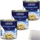 Liakada Riesenbohnen Naturell 3er Pack (3x170g Dose) + usy Block