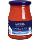 Liakada Paprika-Ajvar Scharf 3er Pack (3x330g Glas) + usy Block