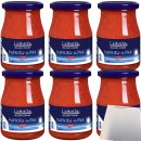 Liakada Paprika-Ajvar Scharf 6er Pack (6x330g Glas) + usy Block