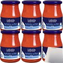 Liakada Paprika-Ajvar mild 6er Pack (6x330g Glas) + usy Block