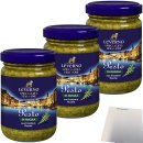 Leverno Pesto Di Rucola aud frischem Rucola 3er Pack...