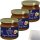 Leverno Feigen-Senf-Sauce 3er Pack (3x120g Glas) + usy Block