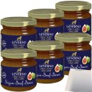 Leverno Feigen-Senf-Sauce 6er Pack (6x120g Glas) + usy Block