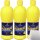 Leverno Zitronen-Fix 3er Pack (3x500ml Flasche) + usy Block