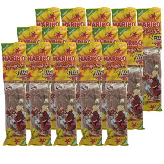 Haribo Spaghetti Fizz Cola Flavour 15x200g MHD 08.2023 Restposten Sonderpreis