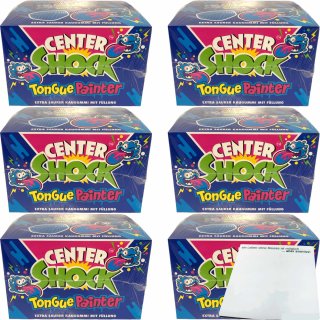 Center Shock Zungenmaler Sauer 100 Stück 6er Pack (6x400g Packung) + usy Block