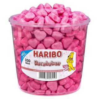 Haribo Herzbeben Sweet Cherry Schaumzucker 1,2kg MHD 02.2024 Restposten Sonderpreis