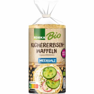 Edeka Kichererbsen-Waffel mit Reis High Protein (100g Packung)