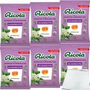 Ricola Holunder-Blüten Bonbon ohne Zucker 6er Pack (6x75g Packung) + usy Block