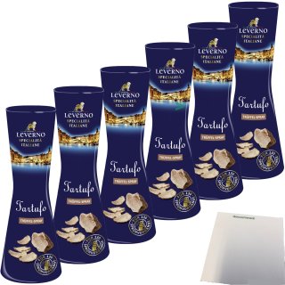 Leverno Tartufo Trüffel-Spray 6er Pack (6x40ml Flasche) + usy Block