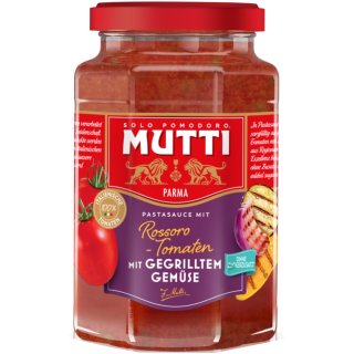 Mutti Pasta Sauce mit gegrilltem Gemüse (400g Glas)