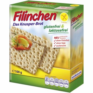 Filinchen Glutenfrei das Knusperbrot (100g Packung)