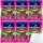 hietschies Saure Dinokrallen saures Fruchtgummi mit Cassis-Vanille-Geschmack 6er Pack (6x125g Packung) + usy Block
