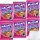 Maoam Kracher mit prickelnder Brausefüllung 6er Pack (6x200g Packung) + usy Block