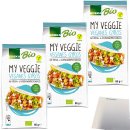 Edeka Bio Veganes Gyros 3er Pack (3x65g Packung) + usy Block