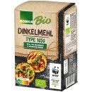 Edeka Bio Dinkelmehl Type 1050 ideal für Mischbrote und herzhaftes Gebäck 3er Pack (3x1kg Packung) + usy Block