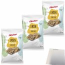 Filinchen Erbsen-Snack Honig Senf Cracker 3er Pack (3x100g Packung) + usy Block