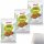 Filinchen Erbsen-Snack Cracker Paprika 3er Pack (3x100g Packung) + usy Block