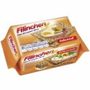 Filinchen das Knusperbrot Ballaststoff 3er Pack (3x75g Packung) + usy Block