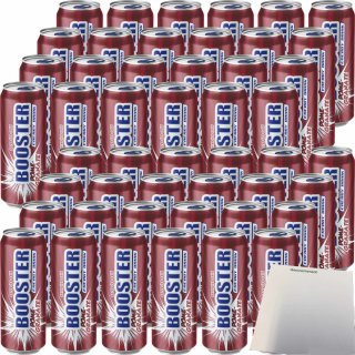 Booster Energy Pomegranate DPG 2er Pack (48x330ml Dose) + usy Block