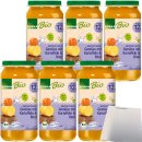 Edeka Bio Babynahrung Gemüse mit Kartoffeln & Rind ab 12. Monat (6x250g Glas) + usy Block