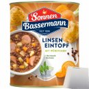 Sonnen Bassermann mein Linsen-Eintopf mit Würstchen (800g Dose) + usy Block