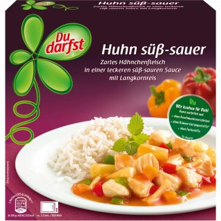 Du darfst Menü Huhn süß-sauer (375g Packung)