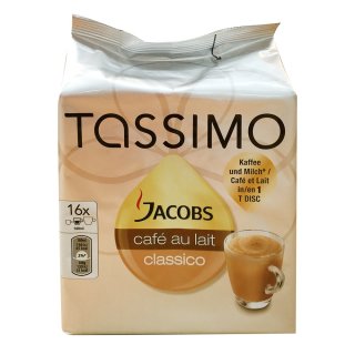Tassimo T-Disc Jacobs cafe au lait classico (16 Portionen)