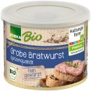 Edeka Bio grobe Bratwurst fein gewürzt (200g Dose)