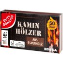 Gut&Günstig Grill-Kaminhölzer aus Espenholz ca.10 cm lang (50 Stck. Packung)